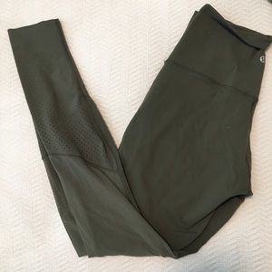 Army Green Lululemon Leggings